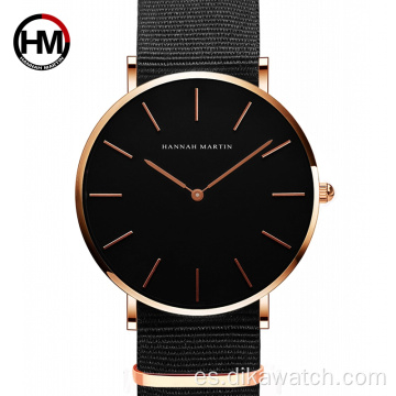 Reloj Hannah Martin CH02 para hombre, reloj de pulsera de cuarzo resistente al agua de lujo de la mejor marca, relojes de negocios de cuero para niños